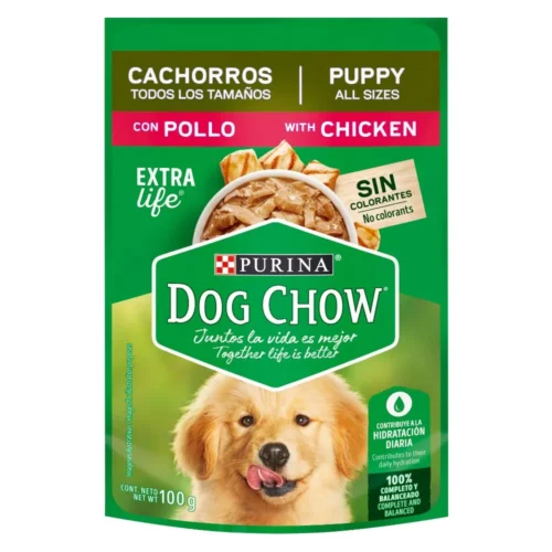 Alimento Humedo DOG CHOW cachorros con Pollo 100gr