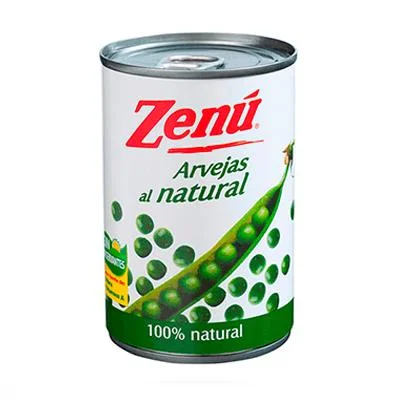 Arvejas Natural ZENU 300 gr