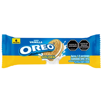 Galleta OREO Golden Vainilla X 54 grs