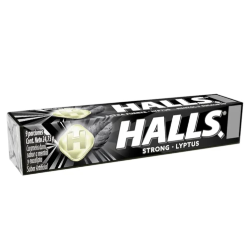 HALLS Extrafuerte Mentol y Eucalipto 24 gr UN