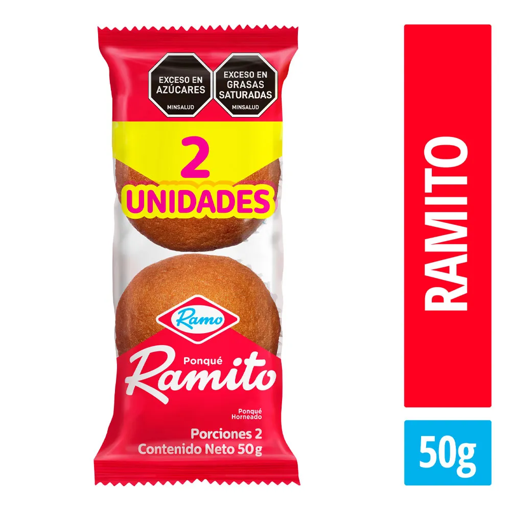 Ramito Ponqué RAMO X 2 Porciones X 50 grs