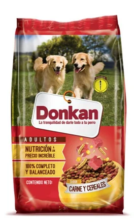 Croquetas DONKAN Adultos Carne Y Cereales 800 gr
