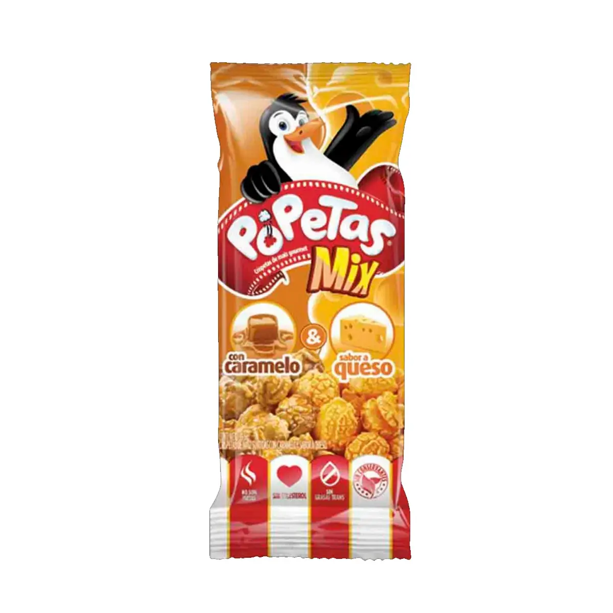 POPETAS Mix Sabor Caramelo y Queso 39,6 g